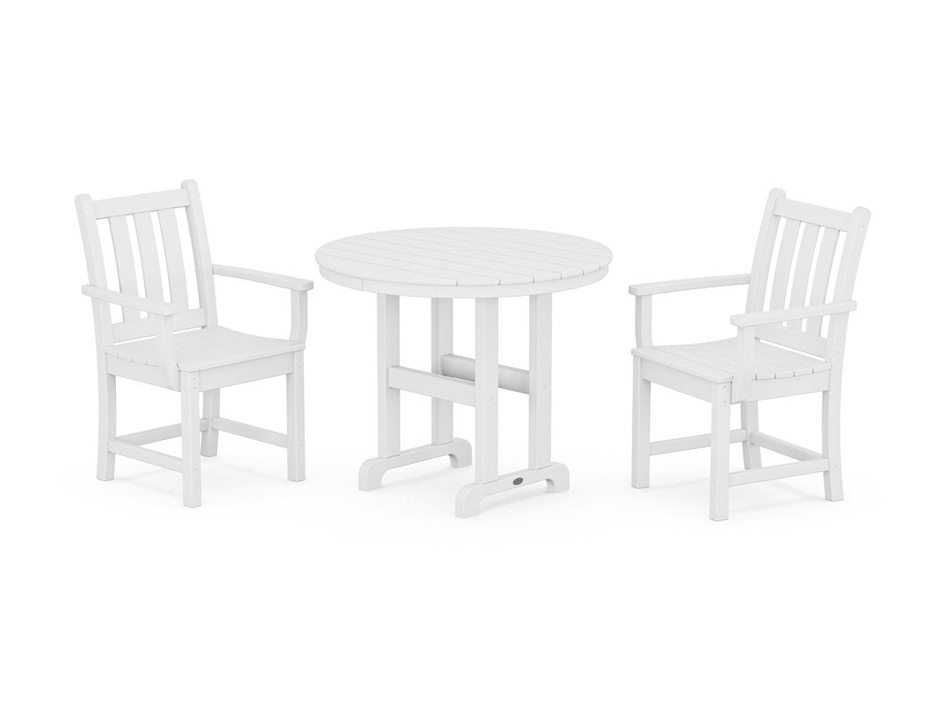 Traditional Garden 3-Piece Round Dining Set Photo