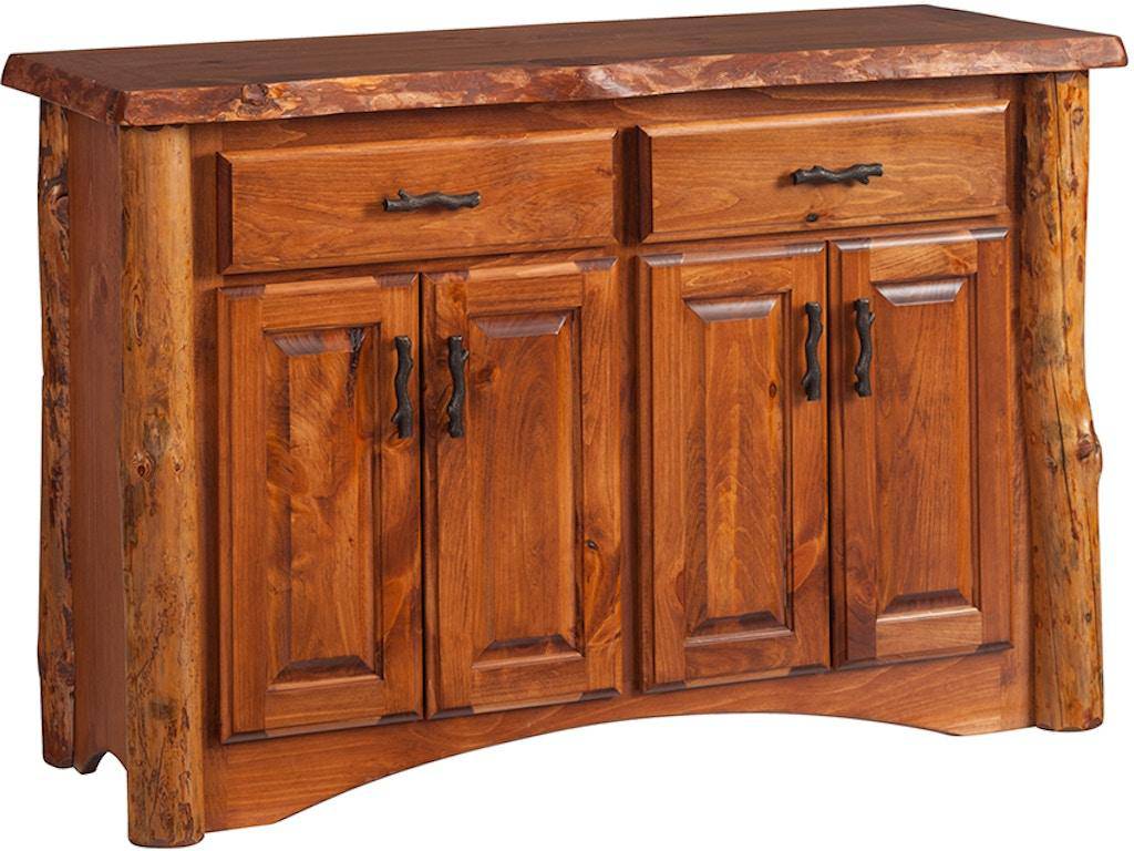 Wild Edge Aged Pine Legacy Log Buffet/Sideboard 507921