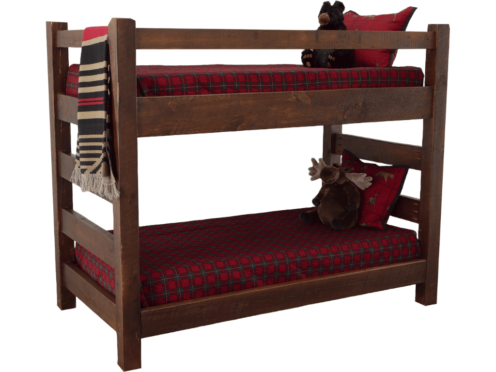 Circle Sawn Bunk Bed | Twin/Twin - Retreat Home Furniture