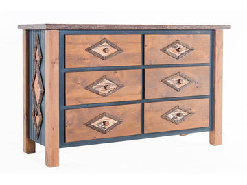 Alder 6 Drawer Dresser 521021