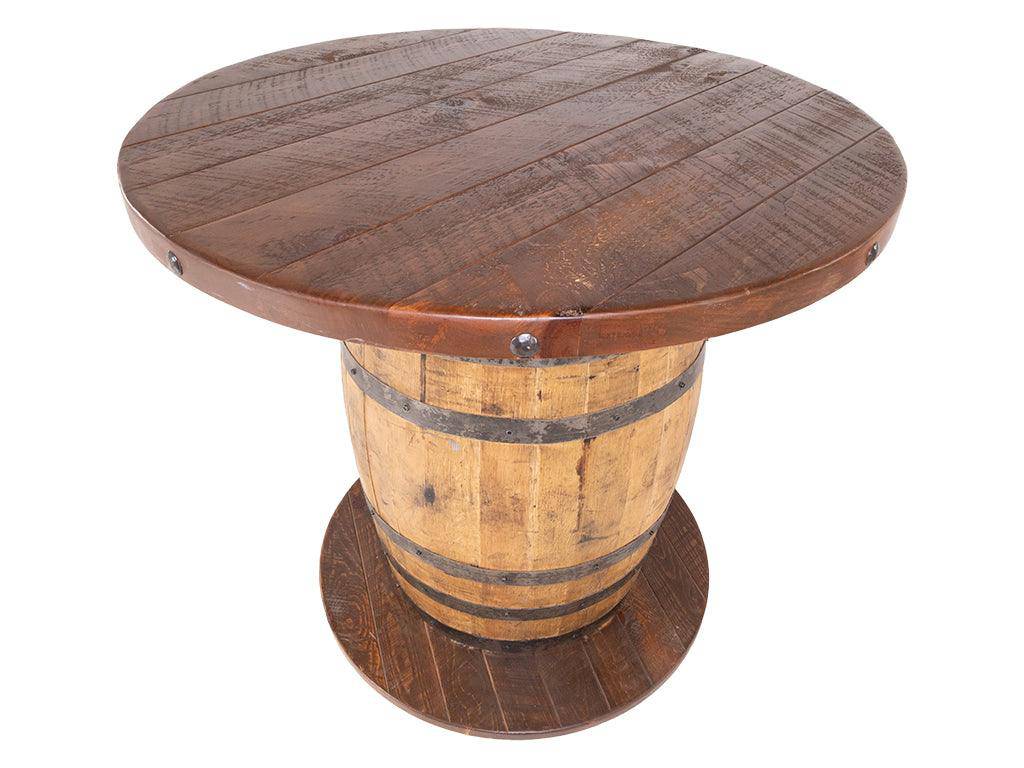 Whiskey Barrel Pub Table Chestnut - Retreat Home Furniture