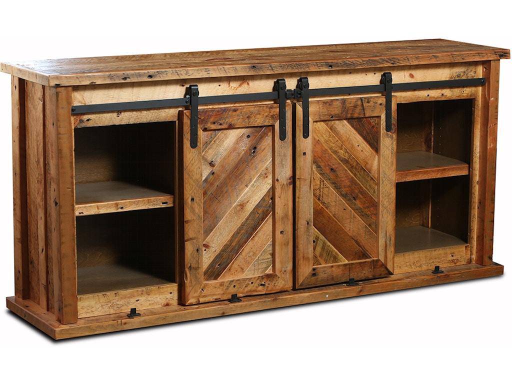 Barn Door Entertainment Center 511755