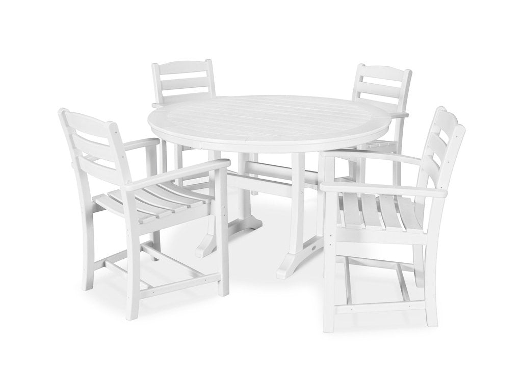 La Casa Café 5-Piece Arm Chair Dining Set Photo