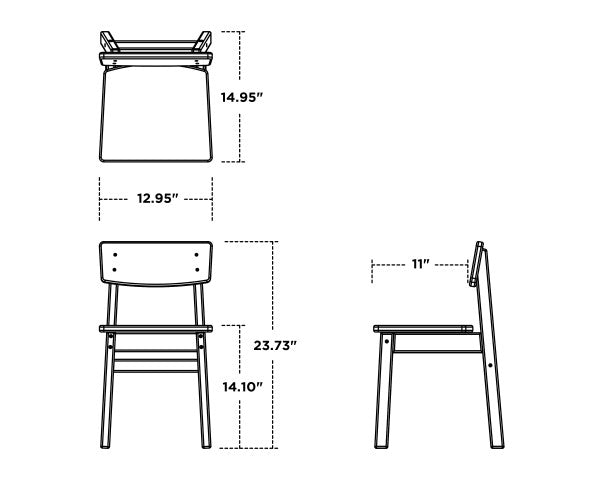 Kids Modern Studio Dining Chair - Retreat Home Furniture