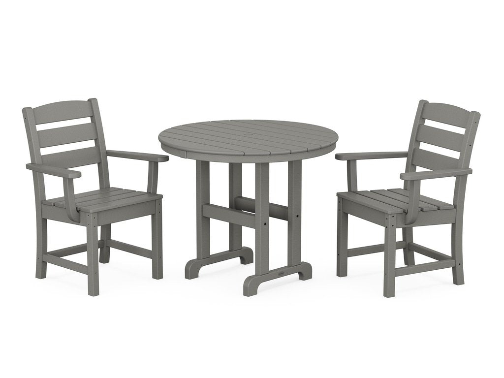 Lakeside 3-Piece Round Dining Set Photo