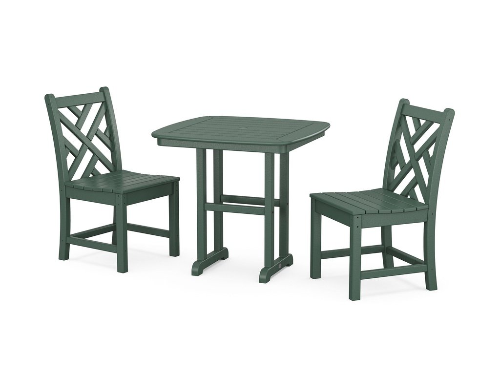 Chippendale Side Chair 3-Piece Dining Set Photo