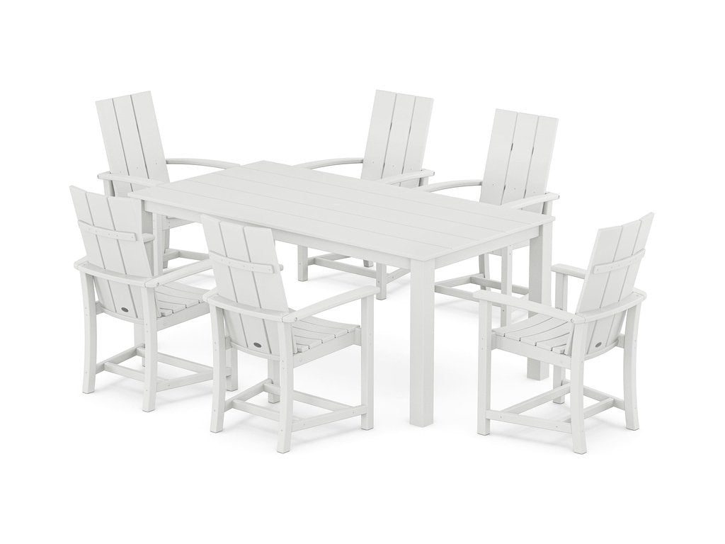 Modern Adirondack 7-Piece Parsons Dining Set Photo