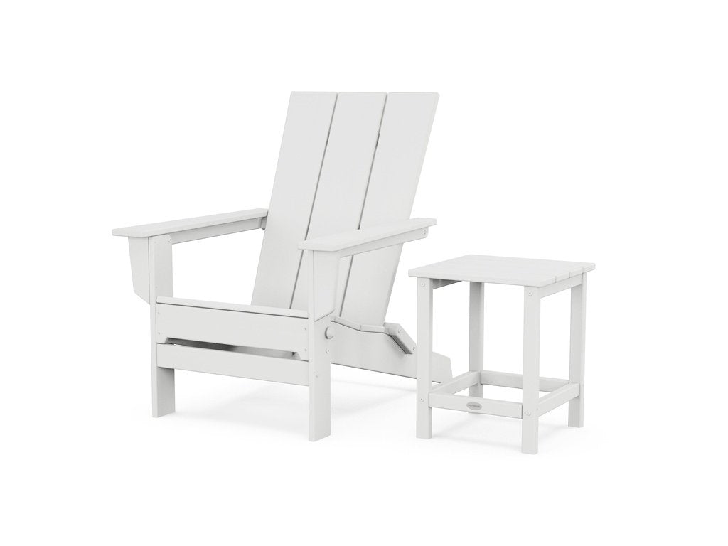 Modern Studio Folding Adirondack Chair with Side Table Photo