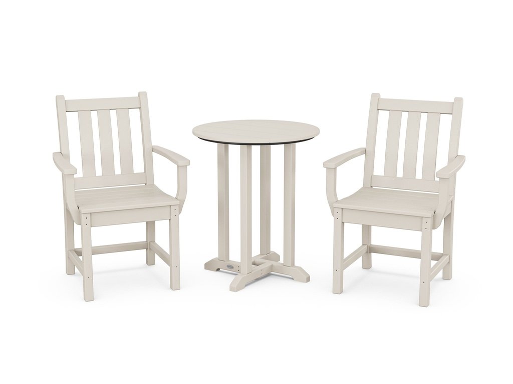 Traditional Garden 3-Piece Round Dining Set Photo