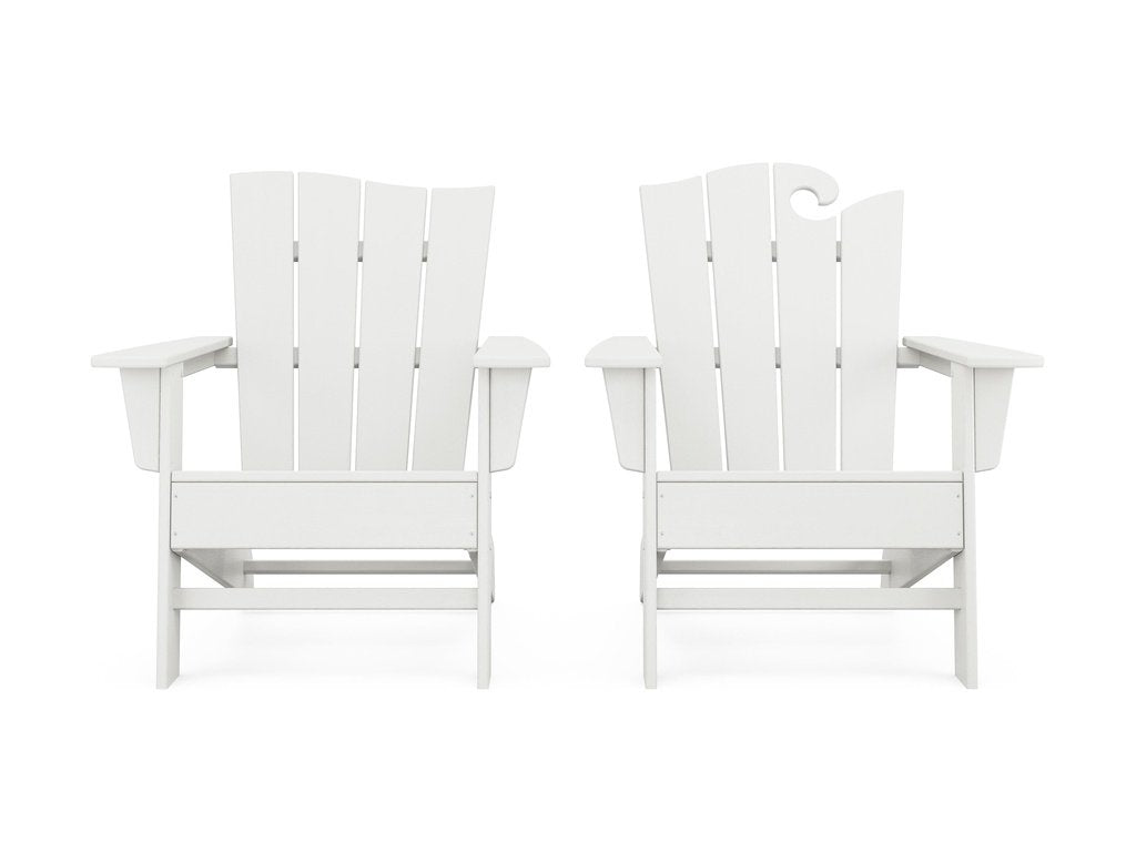 Wave 2-Piece Adirondack Set with The Wave Chair Left Photo