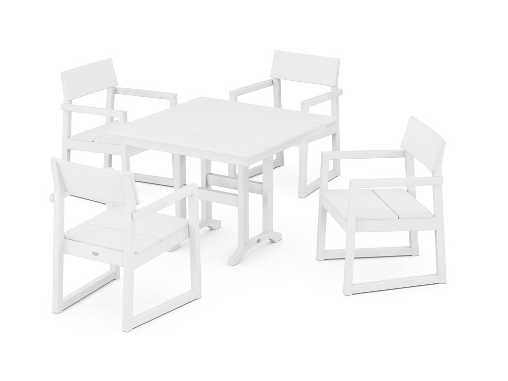 EDGE 5-Piece Farmhouse Dining Set Photo