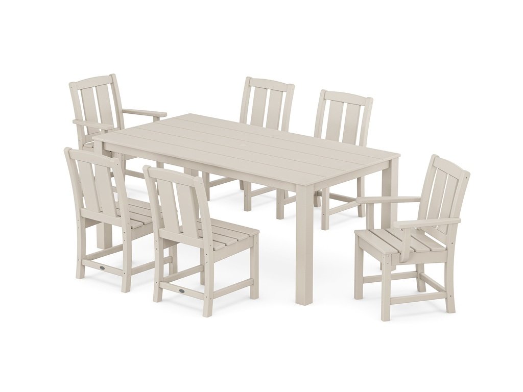 Mission 7-Piece Parsons Dining Set Photo