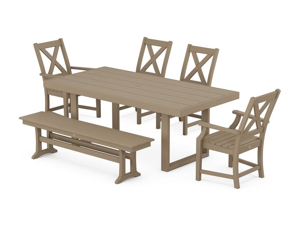 Braxton 6-Piece Dining Set with Bench Photo