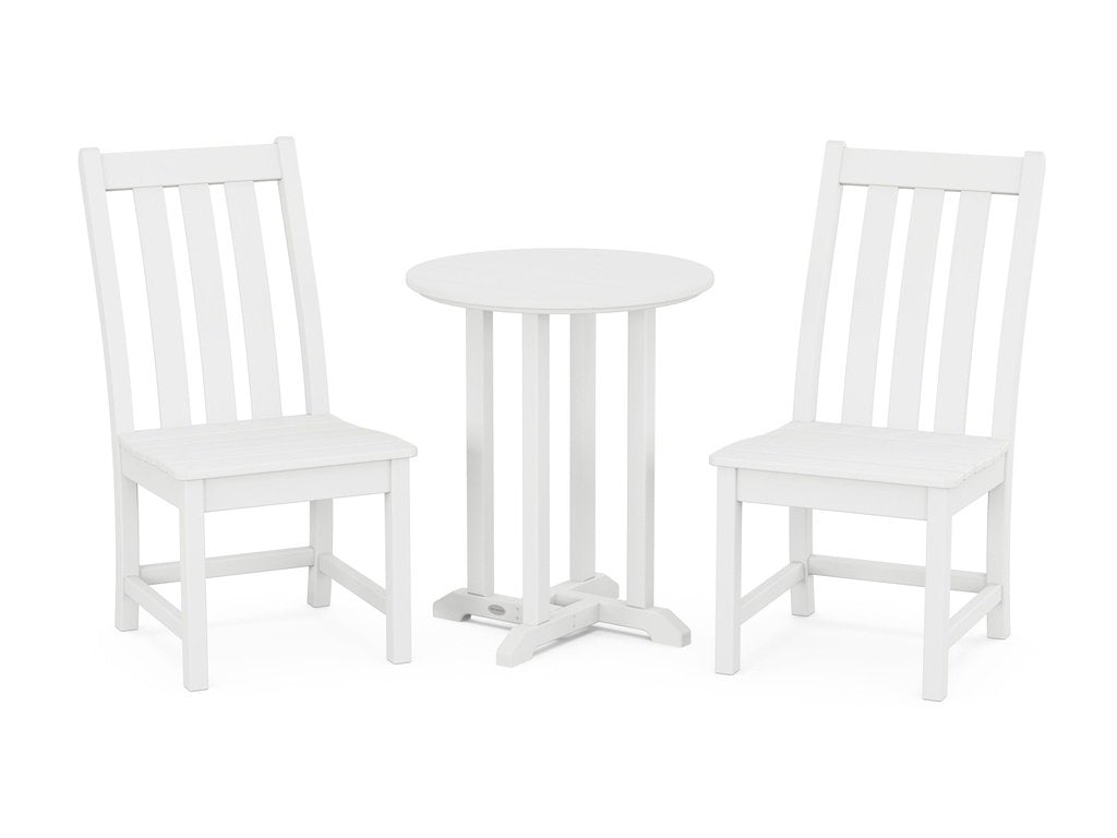 Vineyard Side Chair 3-Piece Round Dining Set Photo