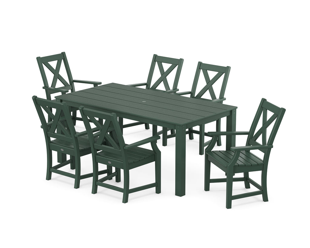 Braxton Arm Chair 7-Piece Parsons Dining Set Photo