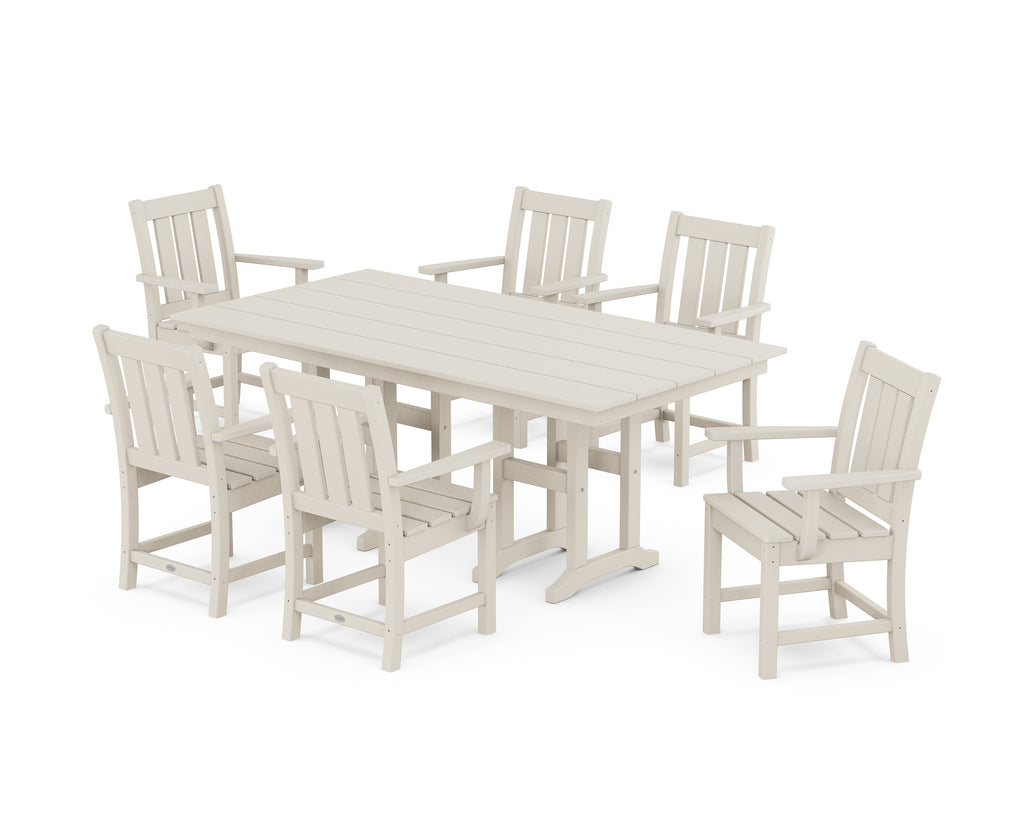 Oxford Arm Chair 7-Piece Farmhouse Dining Set Photo