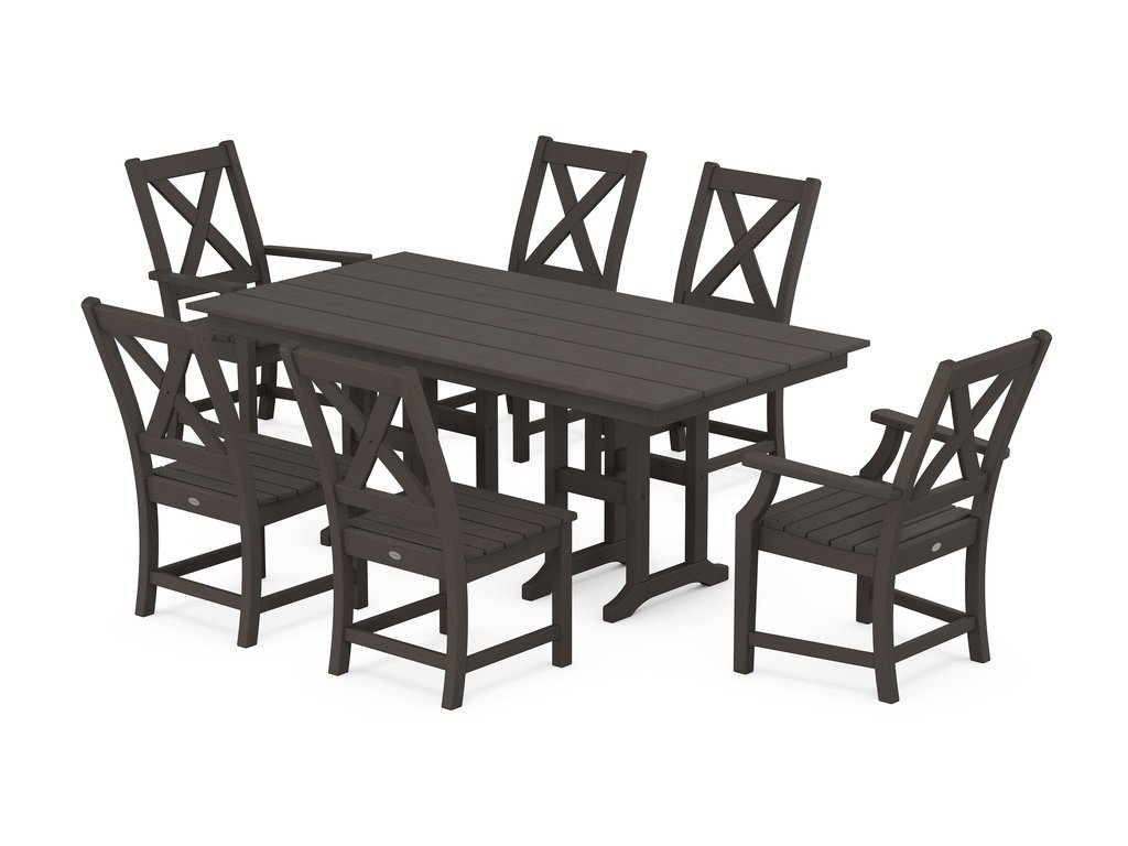 Braxton 7-Piece Farmhouse Dining Set Photo