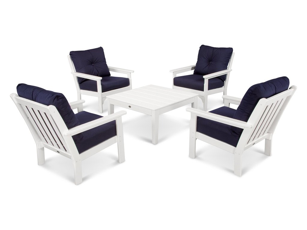 Vineyard 5-Piece Deep Seating Conversation Set Photo