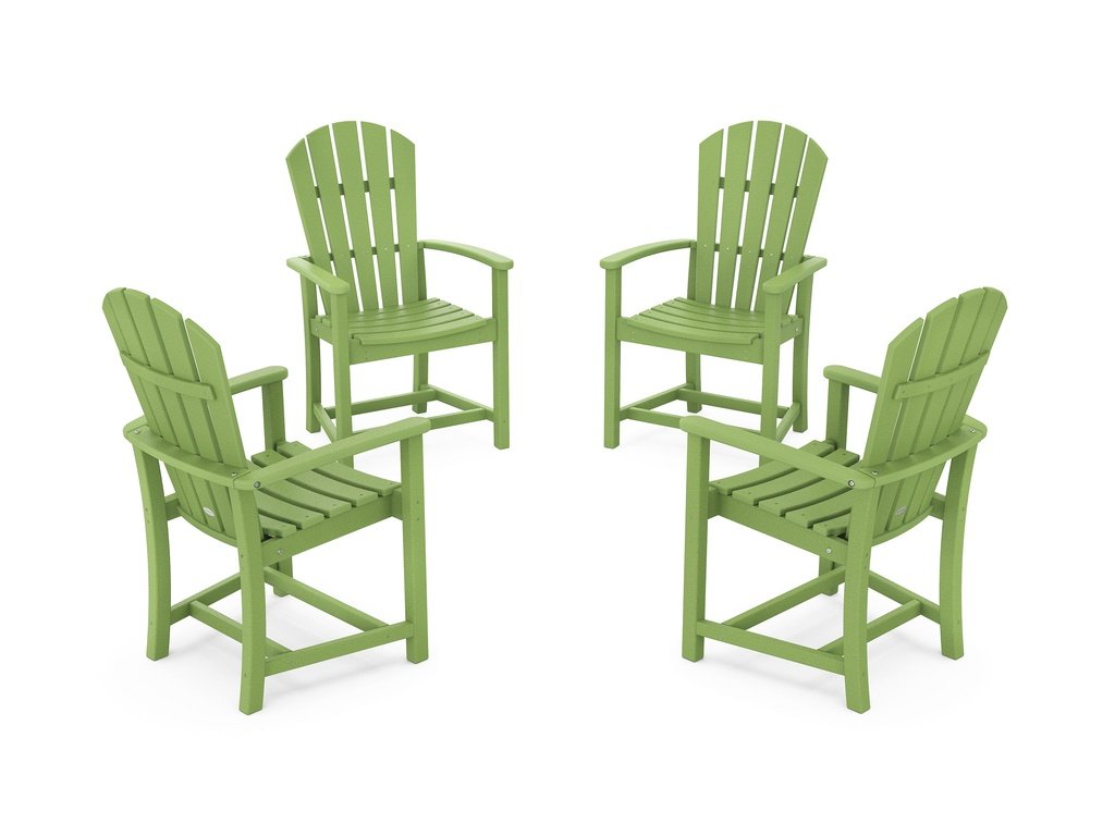 Palm Coast 4-Piece Upright Adirondack Conversation Set Photo