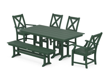 Braxton 6-Piece Farmhouse Dining Set Photo