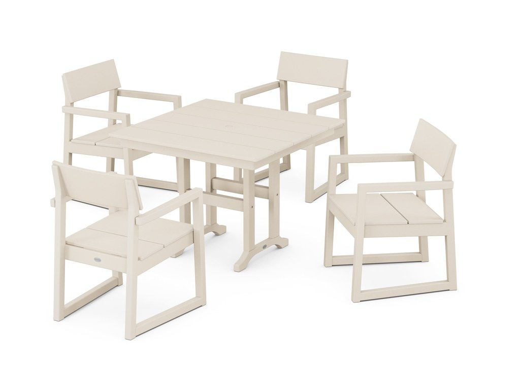 EDGE 5-Piece Farmhouse Dining Set Photo