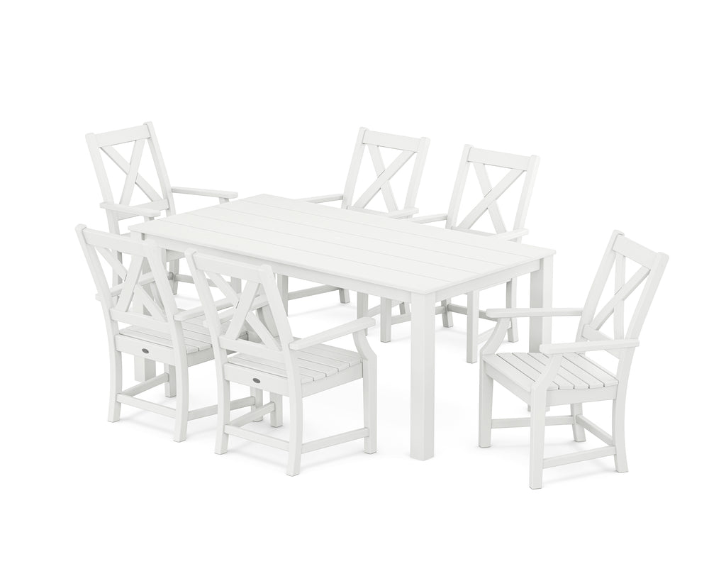 Braxton Arm Chair 7-Piece Parsons Dining Set Photo