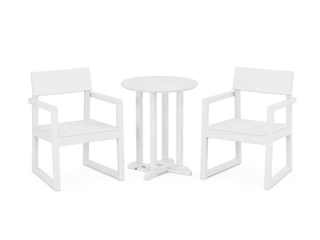 EDGE 3-Piece Round Dining Set Photo