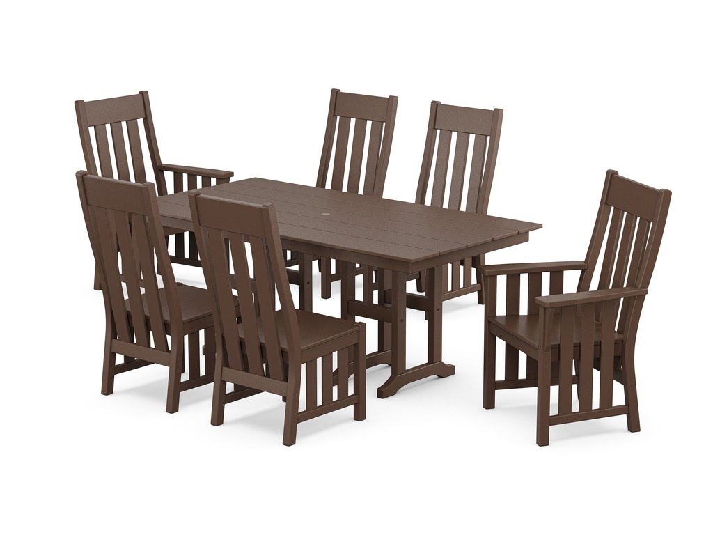 Acadia 7-Piece Farmhouse Dining Set Photo