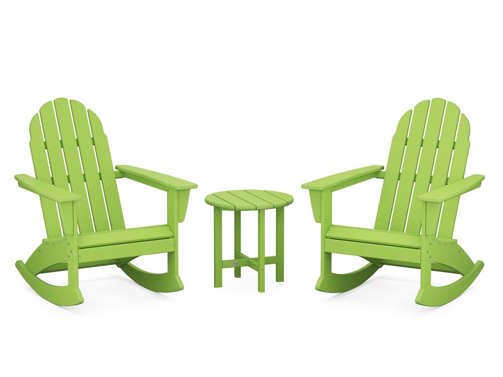 Vineyard 3-Piece Adirondack Rocking Chair Set Photo