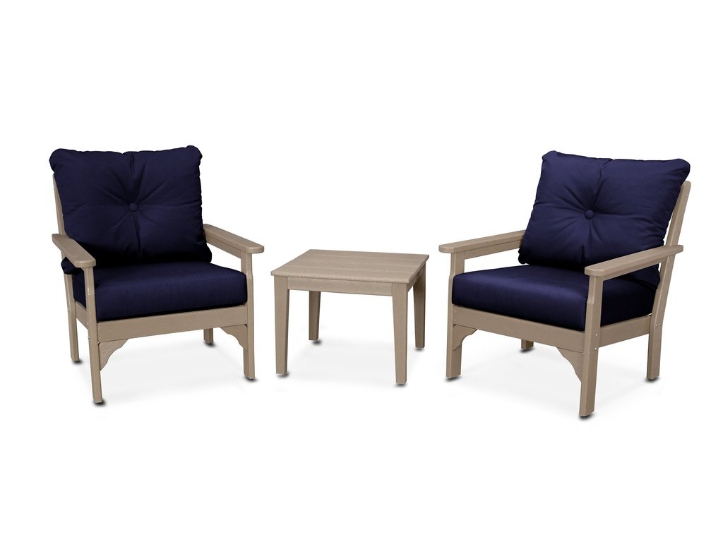 Vineyard 3-Piece Deep Seating Set Photo