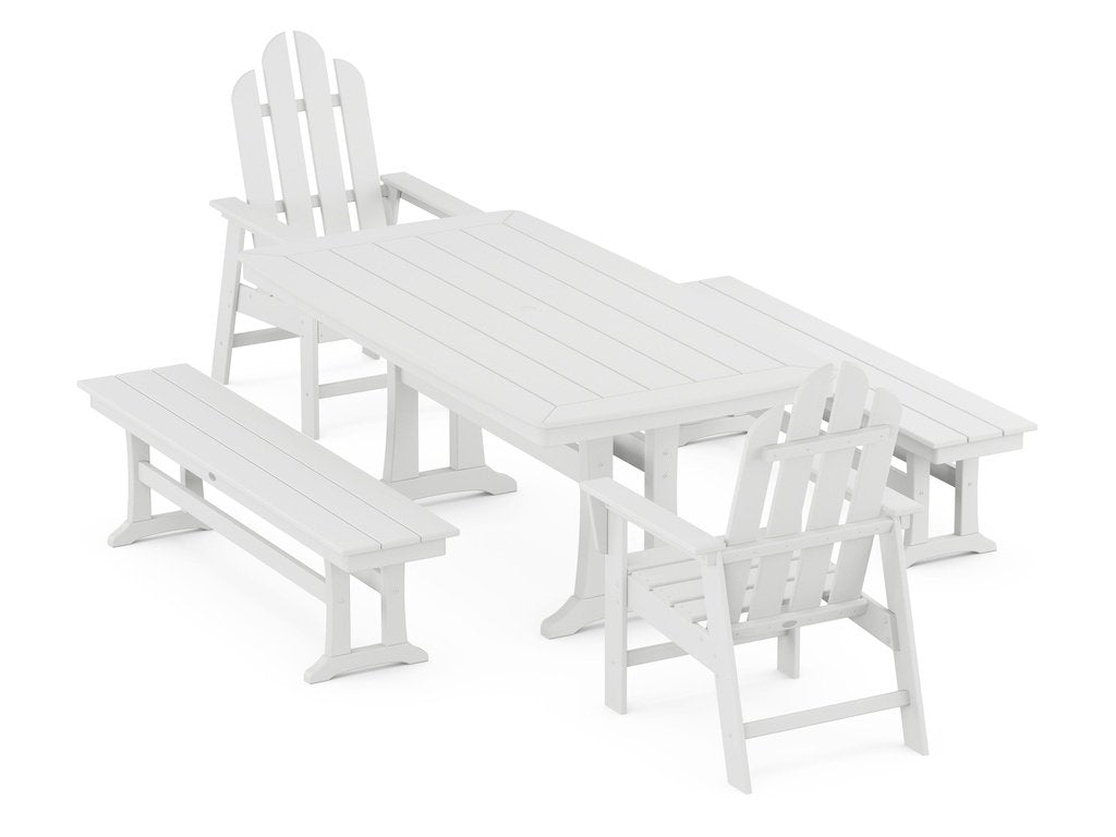 Long Island 5-Piece Dining Set with Trestle Legs Photo