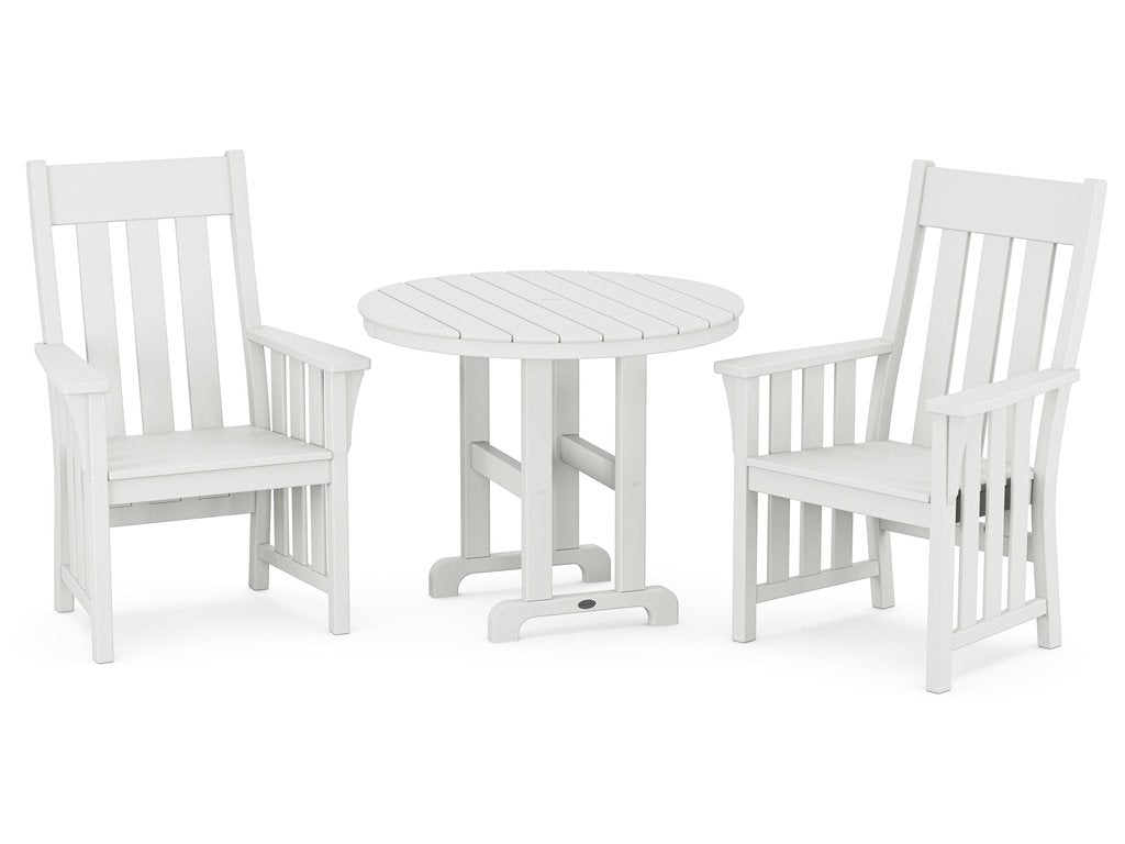 Acadia 3-Piece Farmhouse Dining Set Photo