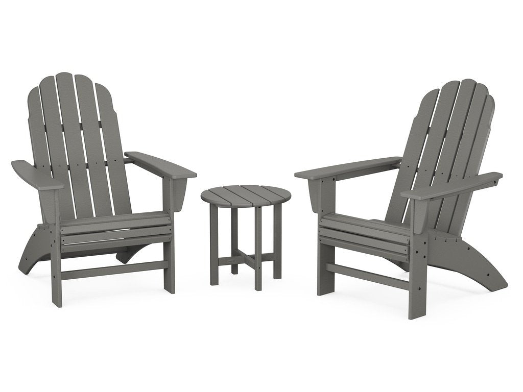 Vineyard 3-Piece Curveback Adirondack Set Photo