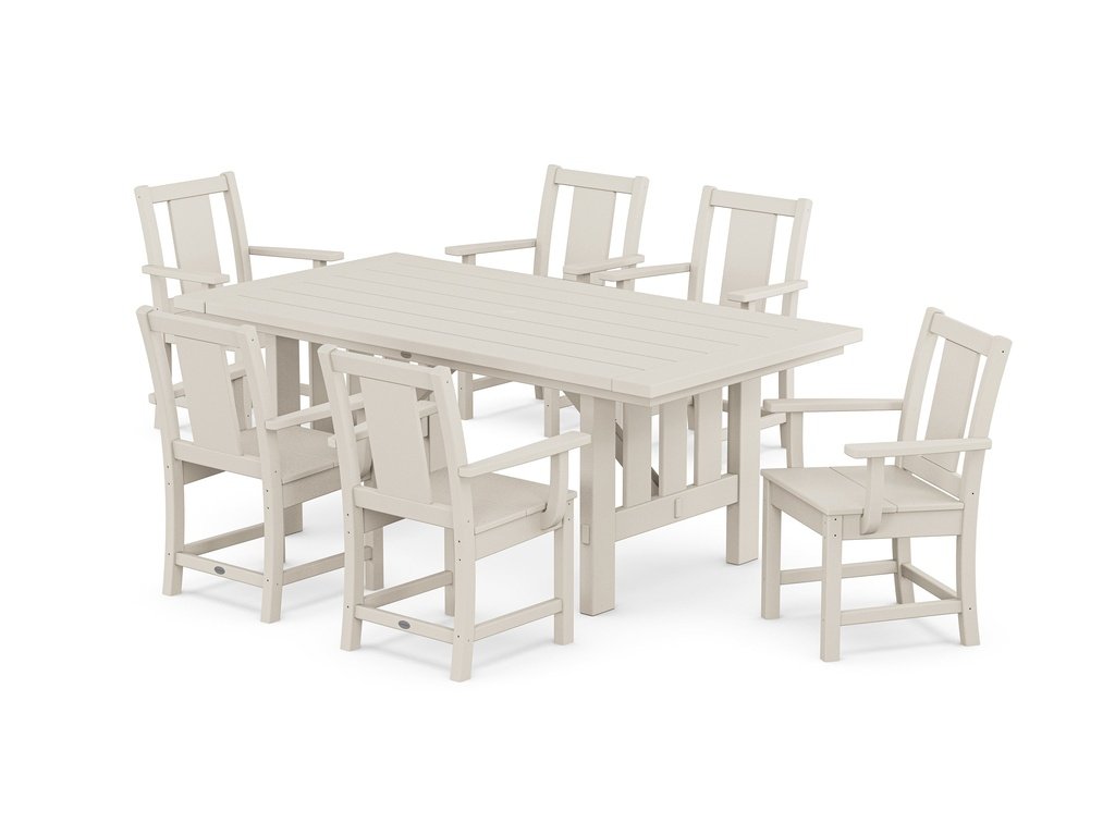 Prairie Arm Chair 7-Piece Mission Dining Set Photo