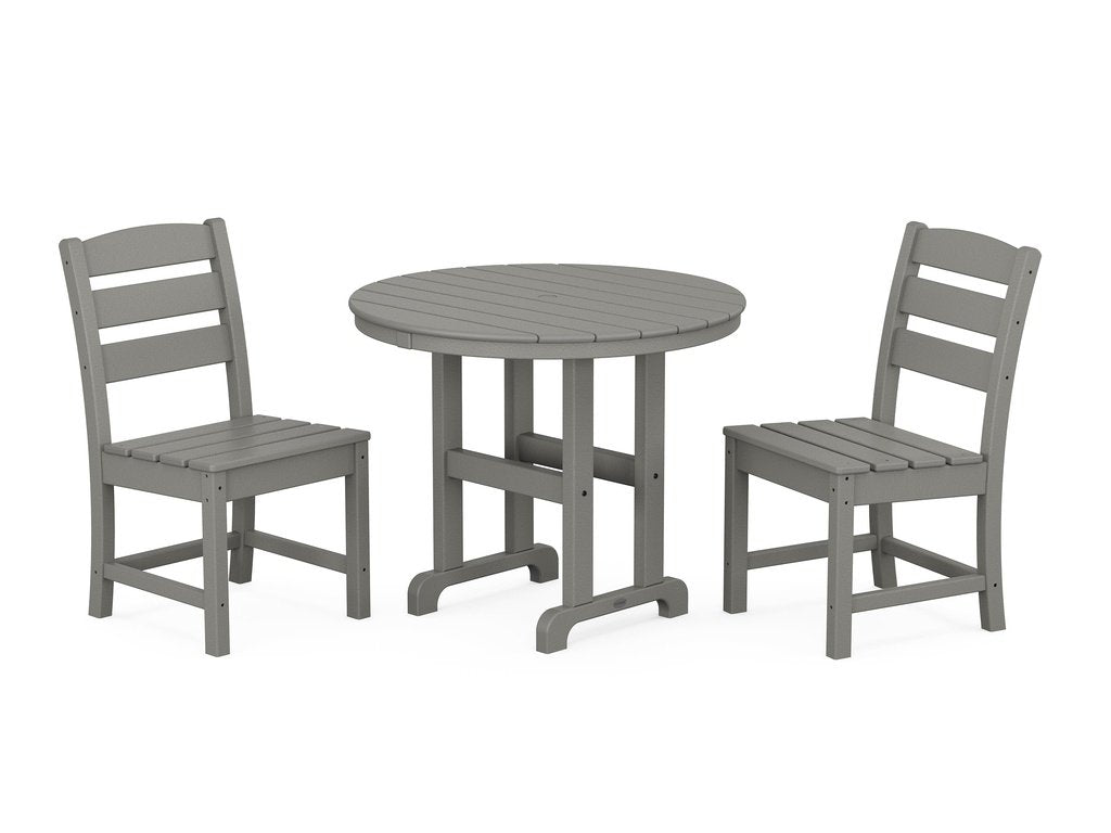 Lakeside Side Chair 3-Piece Round Dining Set Photo