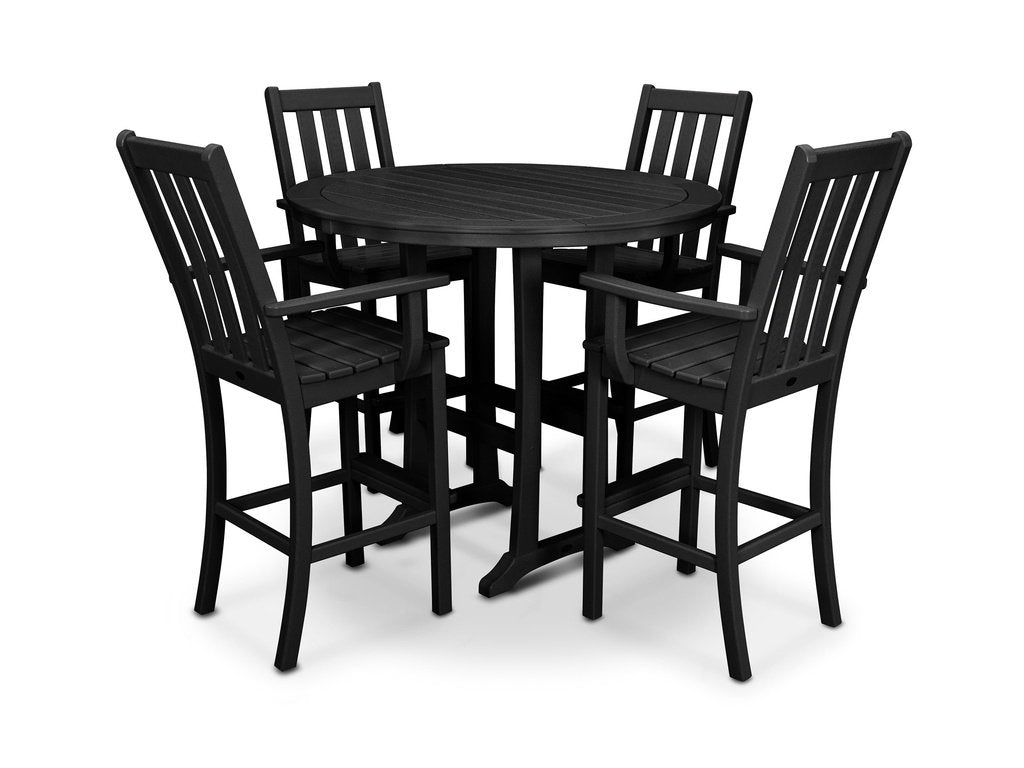 Vineyard 5-Piece Round Bar Set Photo