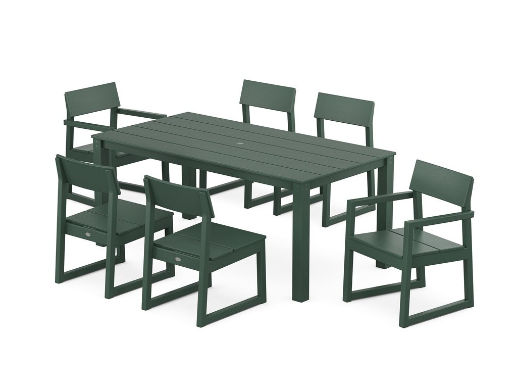 EDGE 7-Piece Parsons Dining Set Photo