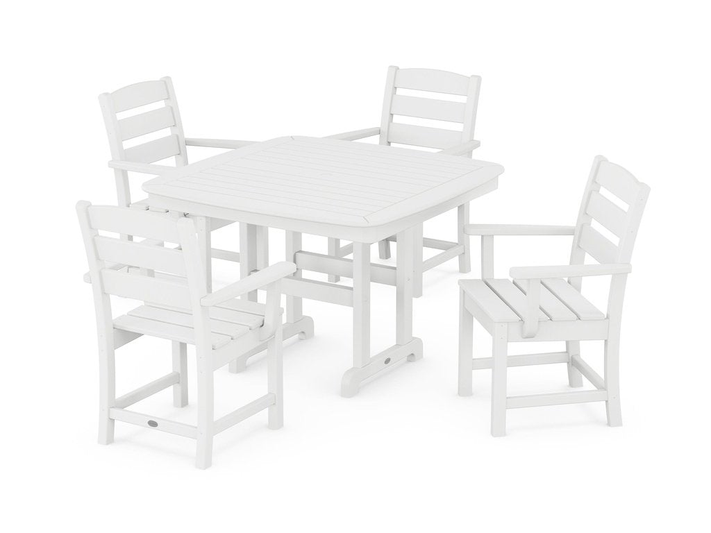 Lakeside 5-Piece Dining Set with Trestle Legs Photo