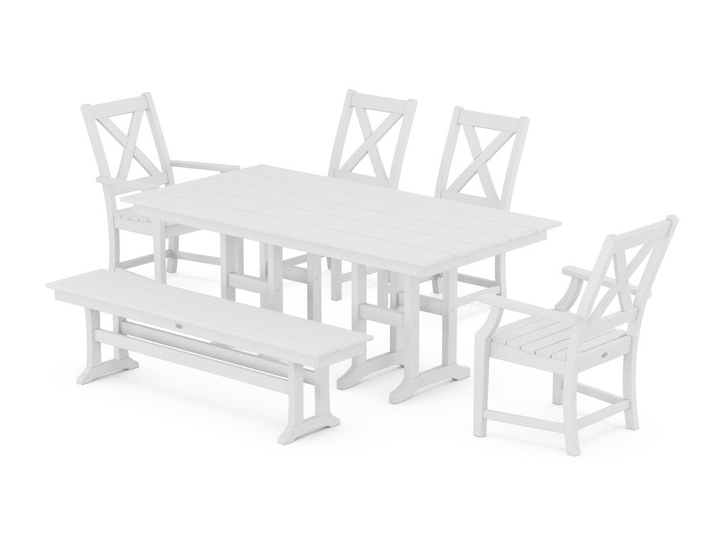 Braxton 6-Piece Farmhouse Dining Set Photo