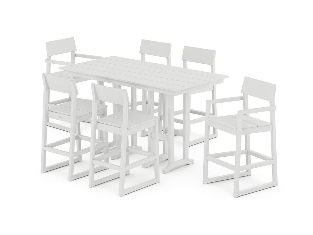 EDGE 7-Piece Farmhouse Bar Set Photo