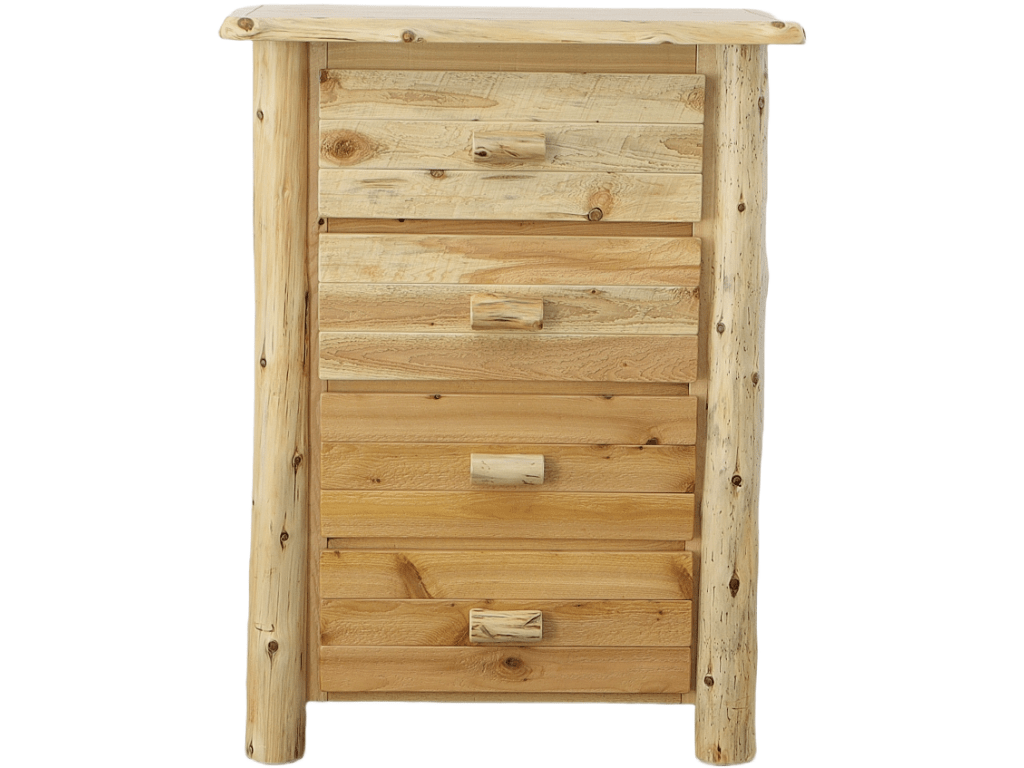 Rustic Cedar 4 Drawer Chest