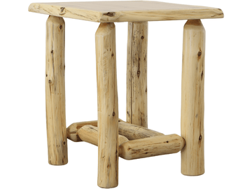 Rustic Cedar End Table