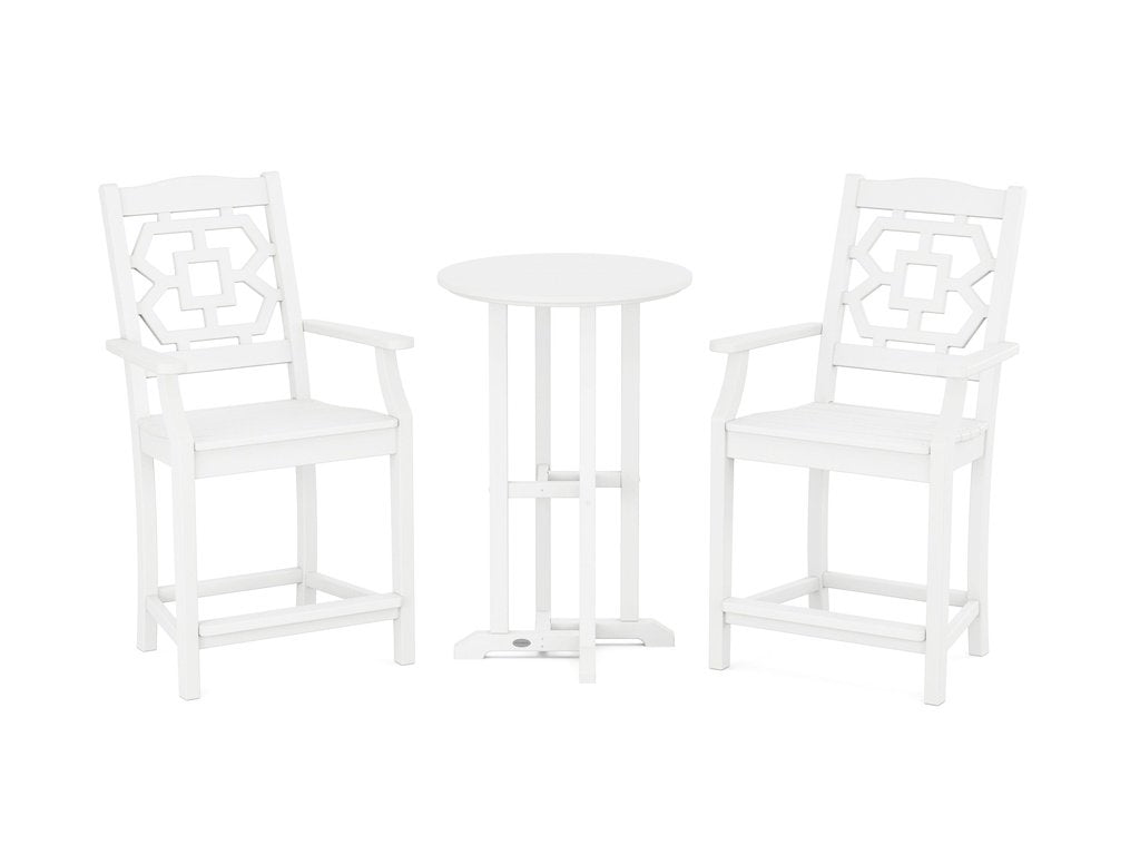 Chinoiserie 3-Piece Farmhouse Counter Set Photo