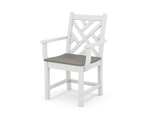 Chippendale Dining Arm Chair | Natural Finish - Retreat Home Furniture