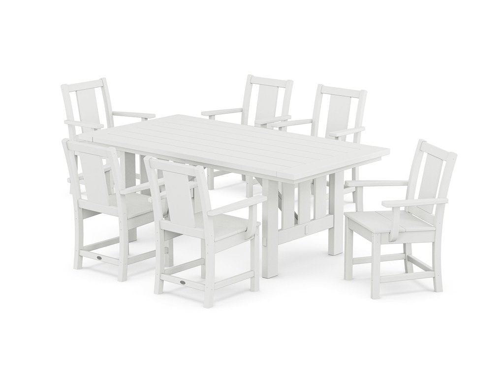 Prairie Arm Chair 7-Piece Mission Dining Set Photo