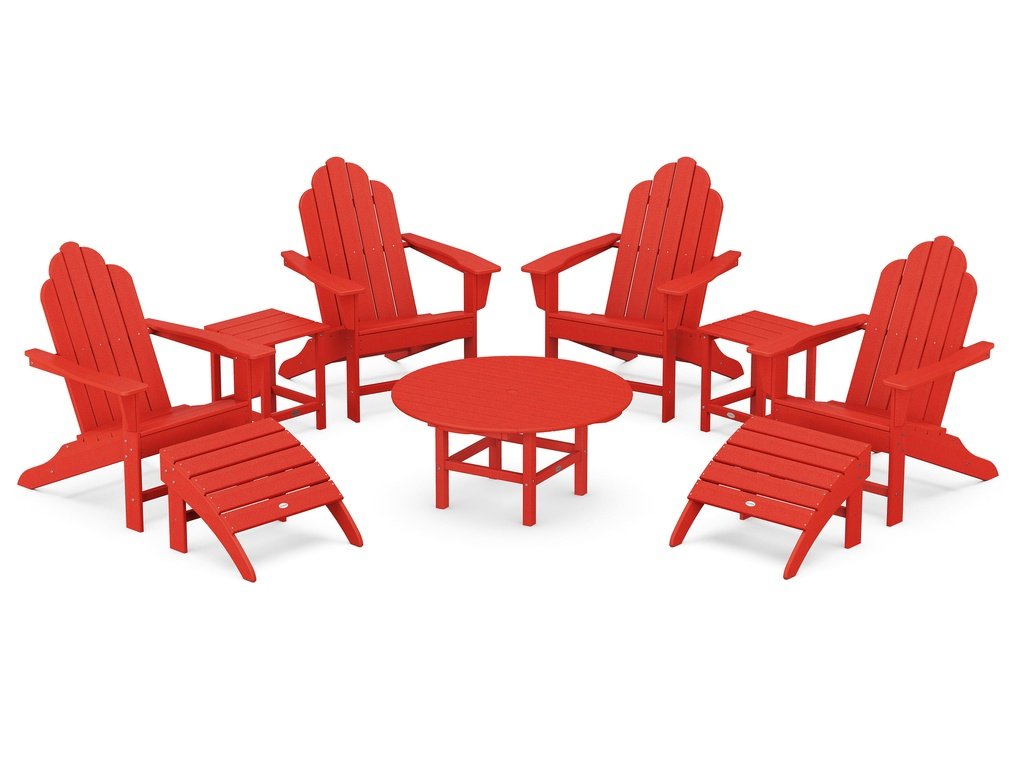 Long Island Adirondack 9-Piece Conversation Group Photo