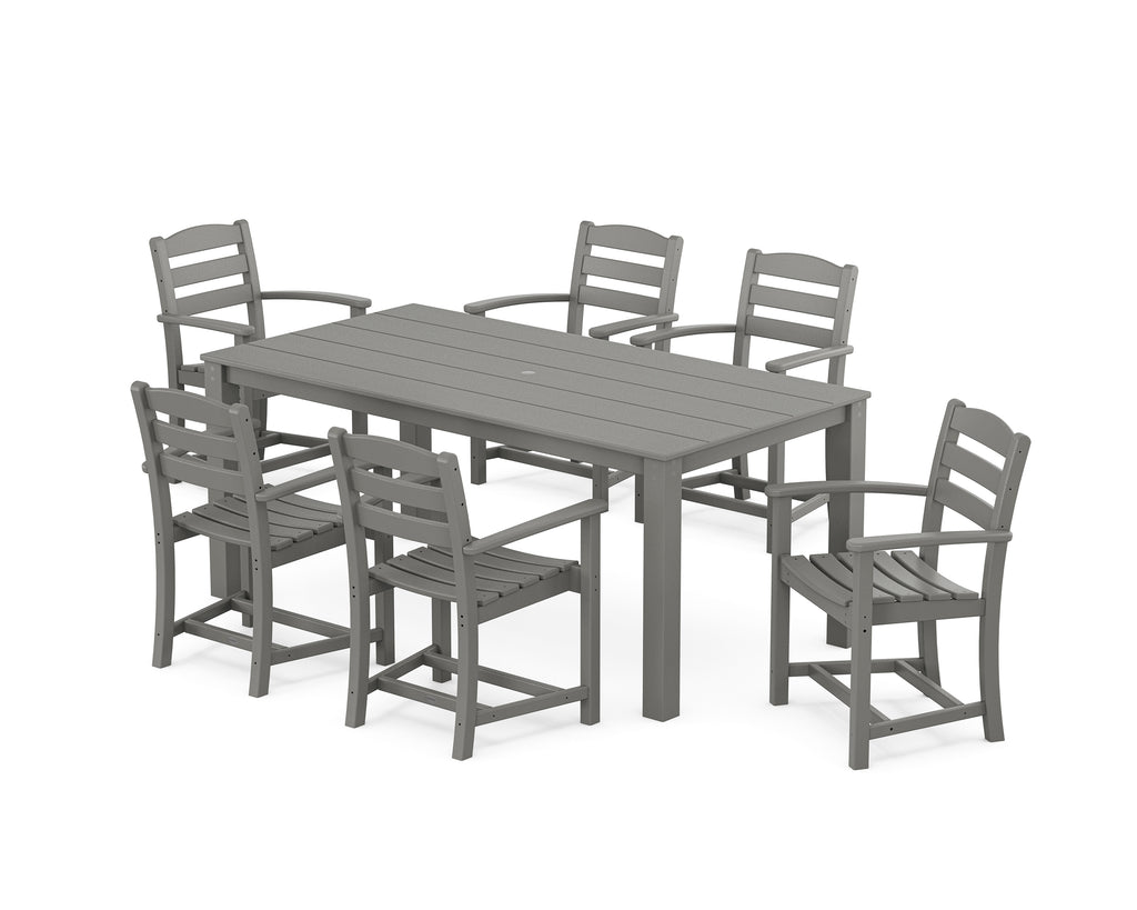 La Casa Cafe' Arm Chair 7-Piece Parsons Dining Set Photo