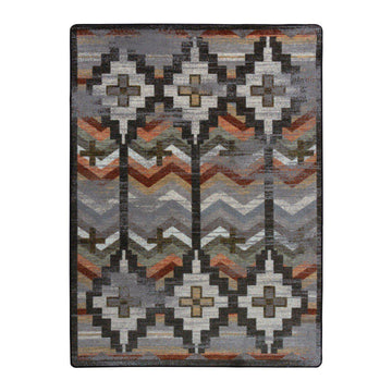 Desierto - Distressed Harvest-CabinRugs Southwestern Rugs Wildlife Rugs Lodge Rugs Aztec RugsSouthwest Rugs