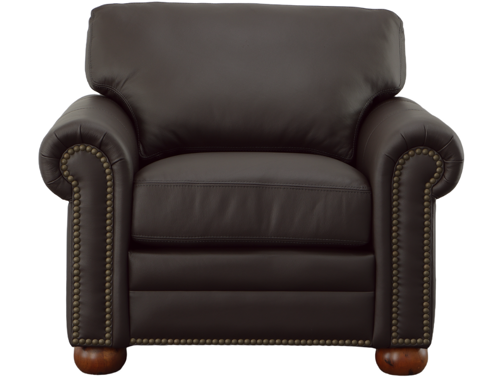 Savannah Chair Java by Omnia Leather On Sale Now. Retreat