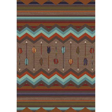 Southwest Rainbow - Rainbow-CabinRugs Southwestern Rugs Wildlife Rugs Lodge Rugs Aztec RugsSouthwest Rugs